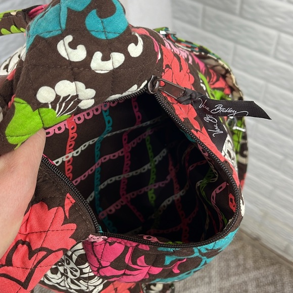 VERA BRADLEY Backpack Tote Convertible Lola Paisley Floral Removable Straps - Picture 17 of 17